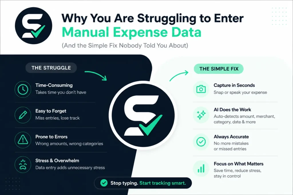 Why You Are Struggling to Enter Manual Expense Data (And the Simple Fix Nobody Told You About)